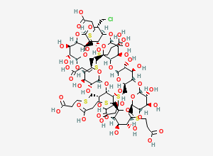 Two-dimensional chemical structure of Sugammadex Monochloro Impurity, CAS 2379877-88-8