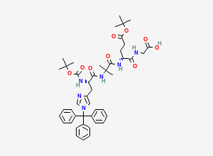 Two-dimensional chemical structure of Semaglutide Impurity 11