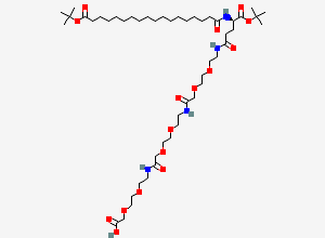 Two-dimensional chemical structure of Semaglutide Impurity 3