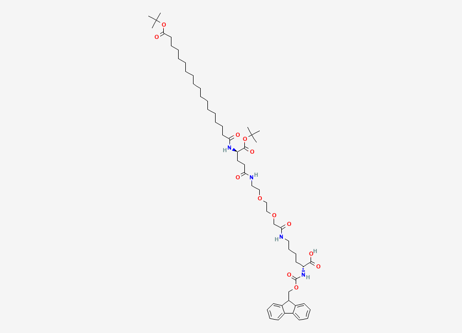 Two-dimensional chemical structure of Semaglutide Impurity 45