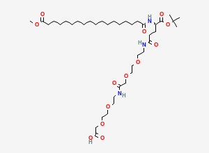 Two-dimensional chemical structure of Semaglutide Impurity 63