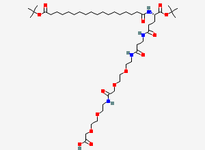 Two-dimensional chemical structure of Semaglutide Impurity 71