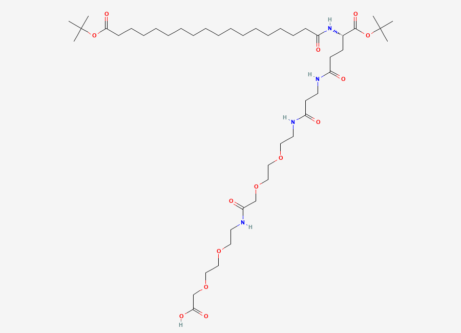 Two-dimensional chemical structure of Semaglutide Impurity 71