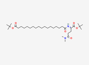 Two-dimensional chemical structure of Semaglutide Impurity 81