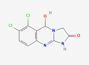 Two-dimensional chemical structure of 5-Hydroxy Anagrelide
