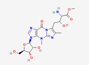 Two-dimensional chemical structure of Uridine Impurity 6, CAS 1613528-01-0