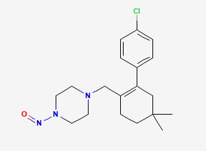 Two-dimensional chemical structure of N-Nitroso Venetoclax Impurity 4