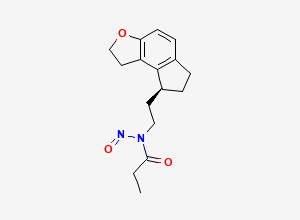 Two-dimensional chemical structure of N-Nitroso Ramelteon