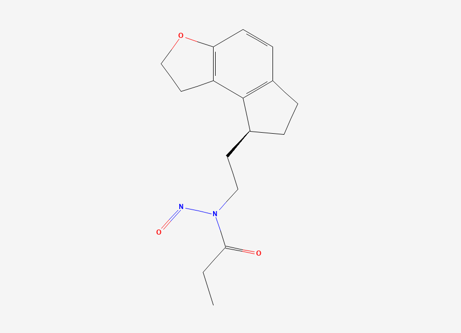 Two-dimensional chemical structure of N-Nitroso Ramelteon