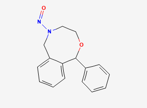 Two-dimensional chemical structure of N-Desmethyl Nitroso Nefopam