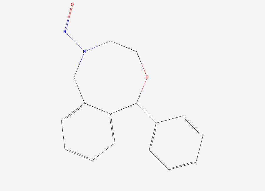 Two-dimensional chemical structure of N-Desmethyl Nitroso Nefopam