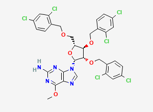 Two-dimensional chemical structure of Nelarabine Impurity 1, CAS 1173825-84-7