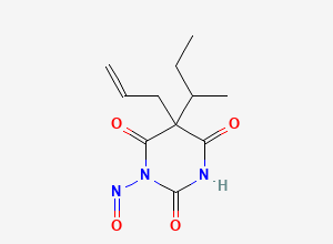 Two-dimensional chemical structure of N-Nitroso Talbutal