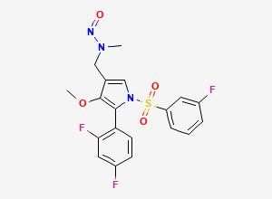 Two-dimensional chemical structure of N-nitroso Fexuprazan