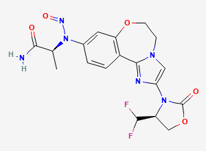 Two-dimensional chemical structure of N-Nitroso Inavolisib