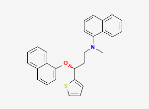 Two-dimensional chemical structure of Duloxetine Impurity-1