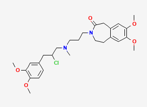 Two-dimensional chemical structure of Ivabradine Impurity 34, CAS 2373259-08-4