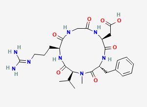 Two-dimensional chemical structure of Cilengitide