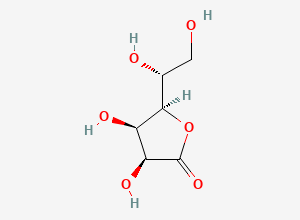 Two-dimensional chemical structure of D-mannono-1,4-lactone