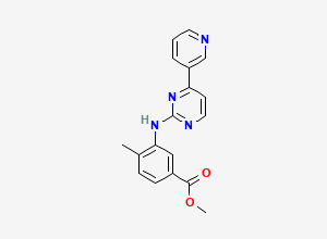 Two-dimensional chemical structure of Nilotinib EP Impurity G, CAS 917392-54-2