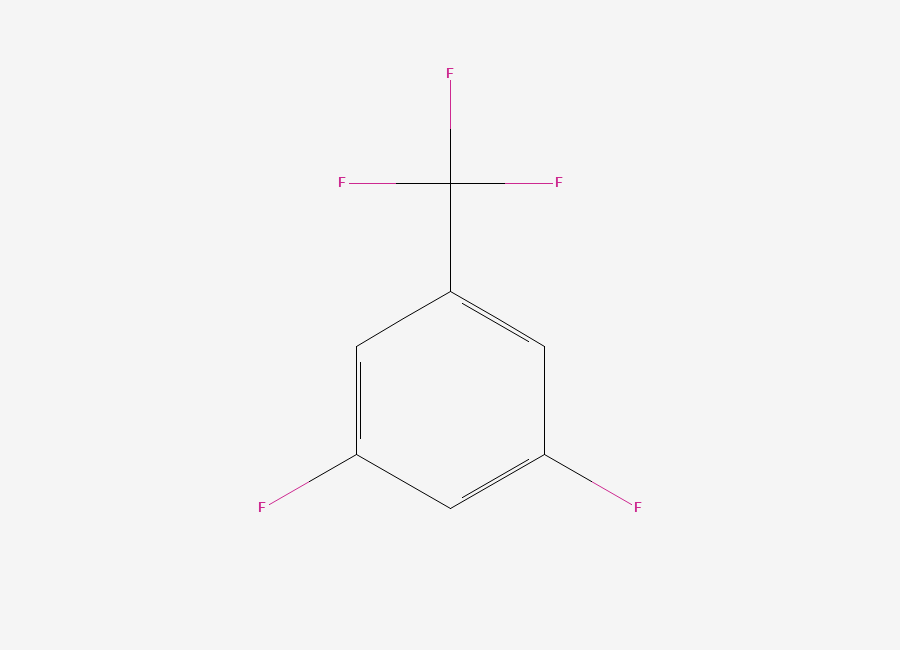 Two-dimensional chemical structure of 1,3-Difluoro-5-(trifluoromethyl)benzene