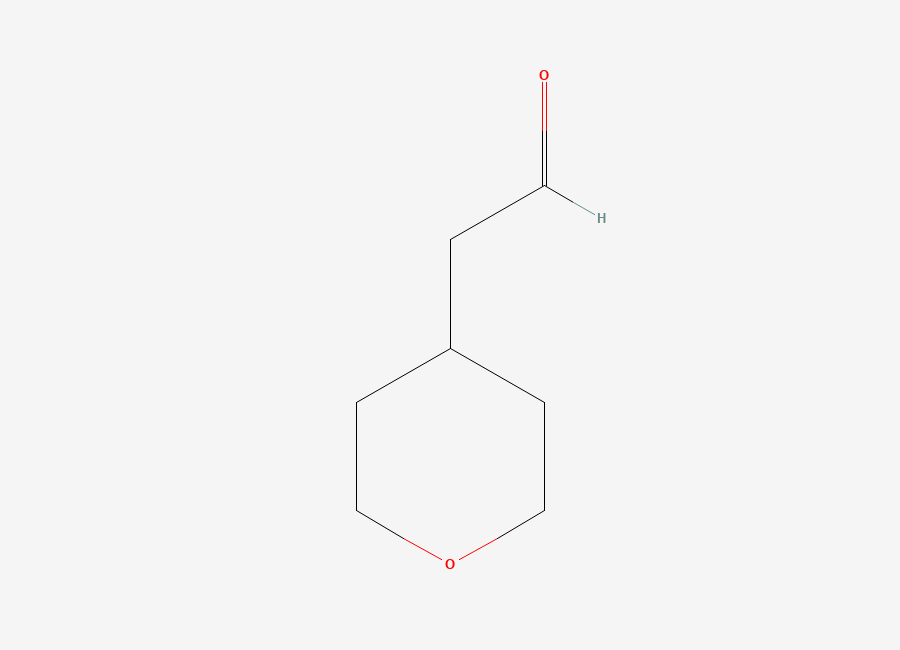 Two-dimensional chemical structure of 2-(Oxan-4-yl)acetaldehyde