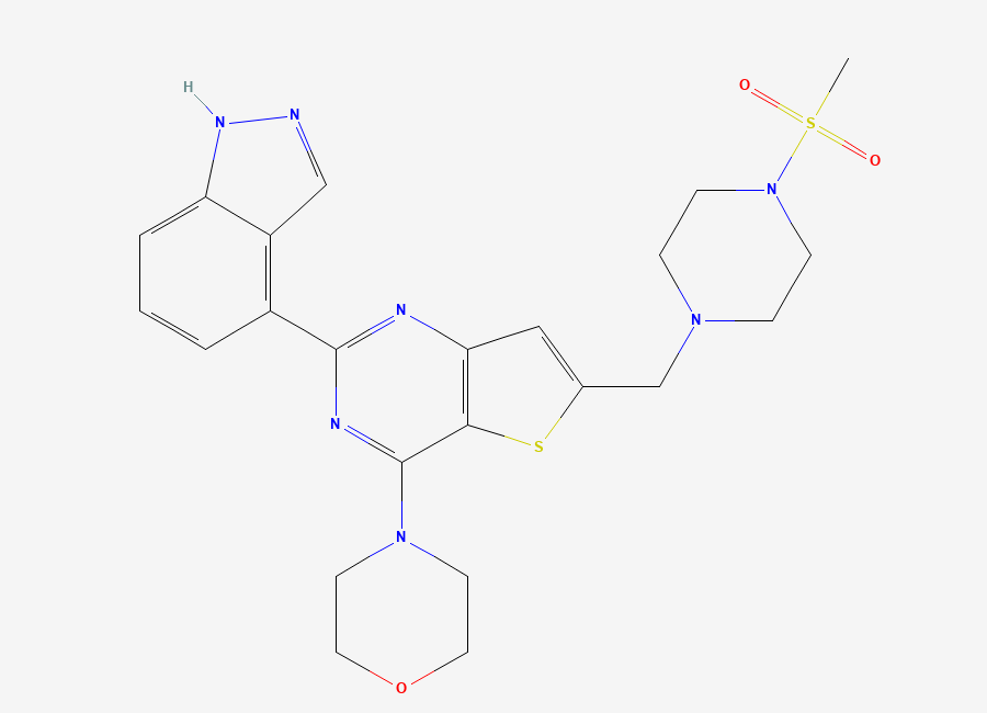 Two-dimensional chemical structure of Pictilisib