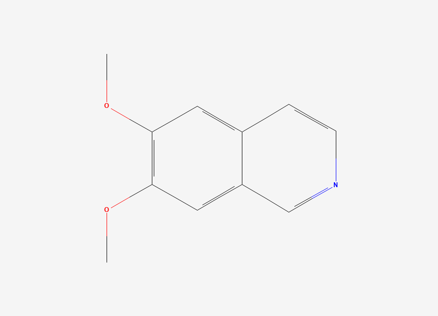 Two-dimensional chemical structure of 6,7-Dimethoxyisoquinoline