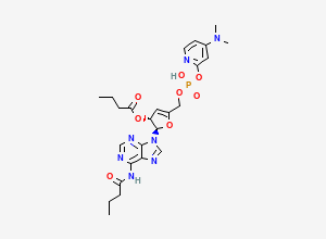 Two-dimensional chemical structure of Bucladesine Impurity 3