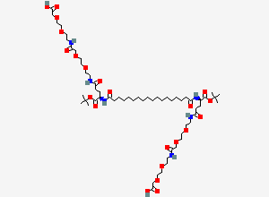 Two-dimensional chemical structure of Semaglutide impurity 68
