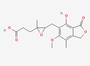 Two-dimensional chemical structure of Mycophenolic Acid Impurity 3, CAS 2390035-84-2
