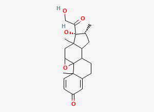Two-dimensional chemical structure of Dexamethasone Impurity 13