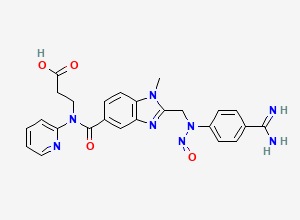 Two-dimensional chemical structure of N-Nitroso Dabigatran
