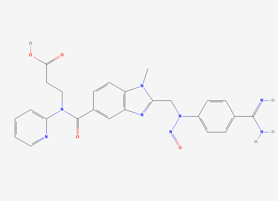 Two-dimensional chemical structure of N-Nitroso Dabigatran