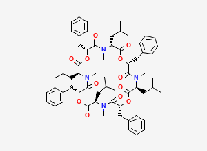 Two-dimensional chemical structure of Emodepside Impurity 6