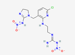 Two-dimensional chemical structure of Imidacloprid EP impurity E