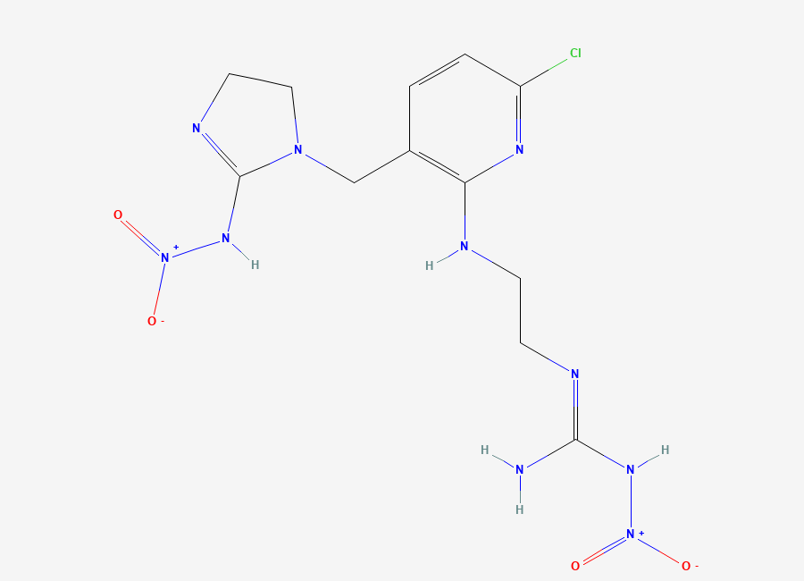 Two-dimensional chemical structure of Imidacloprid EP impurity E