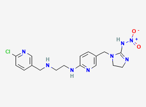 Two-dimensional chemical structure of Imidacloprid EP impurity F
