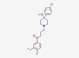 Two-dimensional chemical structure of Bromperidol EP Impurity D