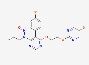 Two-dimensional chemical structure of Macitentan Pyrimidine N-Nitroso N-Propyl Impurity
