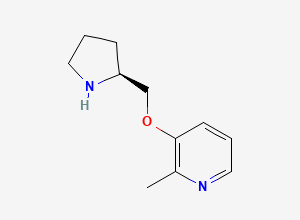Two-dimensional chemical structure of Pozanicline