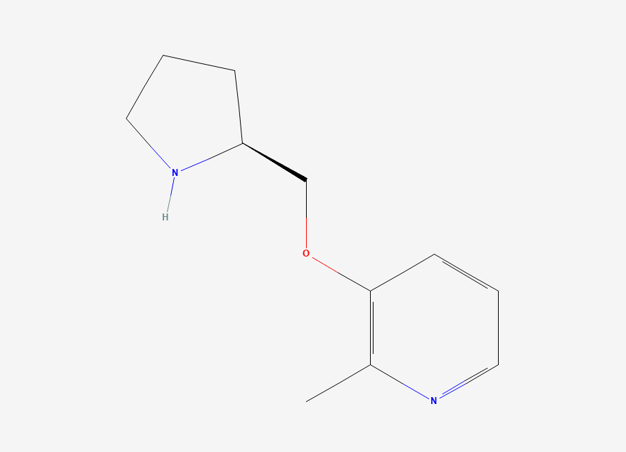 Two-dimensional chemical structure of Pozanicline