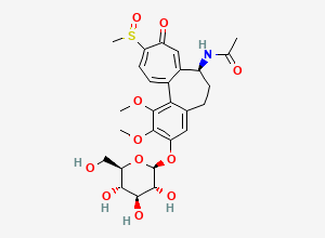 Two-dimensional chemical structure of Thiocolchicoside EP Impurity J / Thiocolchicoside S-Oxide, CAS 1359973-79-7