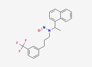 Two-dimensional chemical structure of N-nitroso rac Cinacalcet