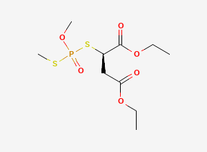 Two-dimensional chemical structure of Malathion EP Impurity A (Free Base)