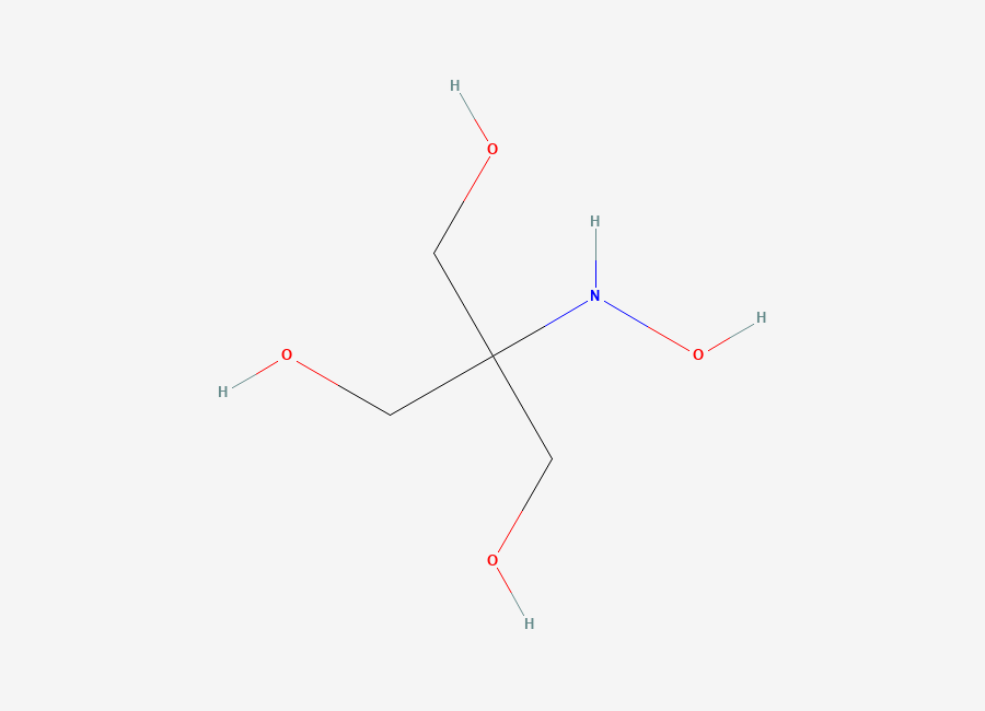 Two-dimensional chemical structure of 2-(Hydroxyamino)-2-(hydroxymethyl)propane-1,3-diol