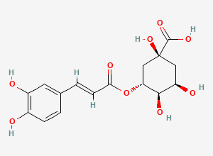 Two-dimensional chemical structure of Chlorogenic Acid