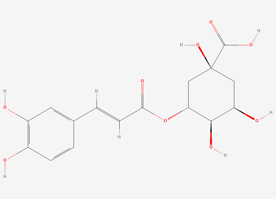 Two-dimensional chemical structure of Chlorogenic Acid