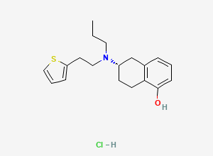 Two-dimensional chemical structure of Rotigotine hydrochloride