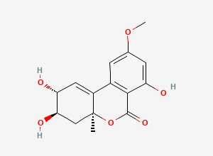 Two-dimensional chemical structure of Iso Altenuene, CAS 126671-80-5